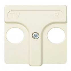 Tapa 45x45mm p/radio-tv marfil