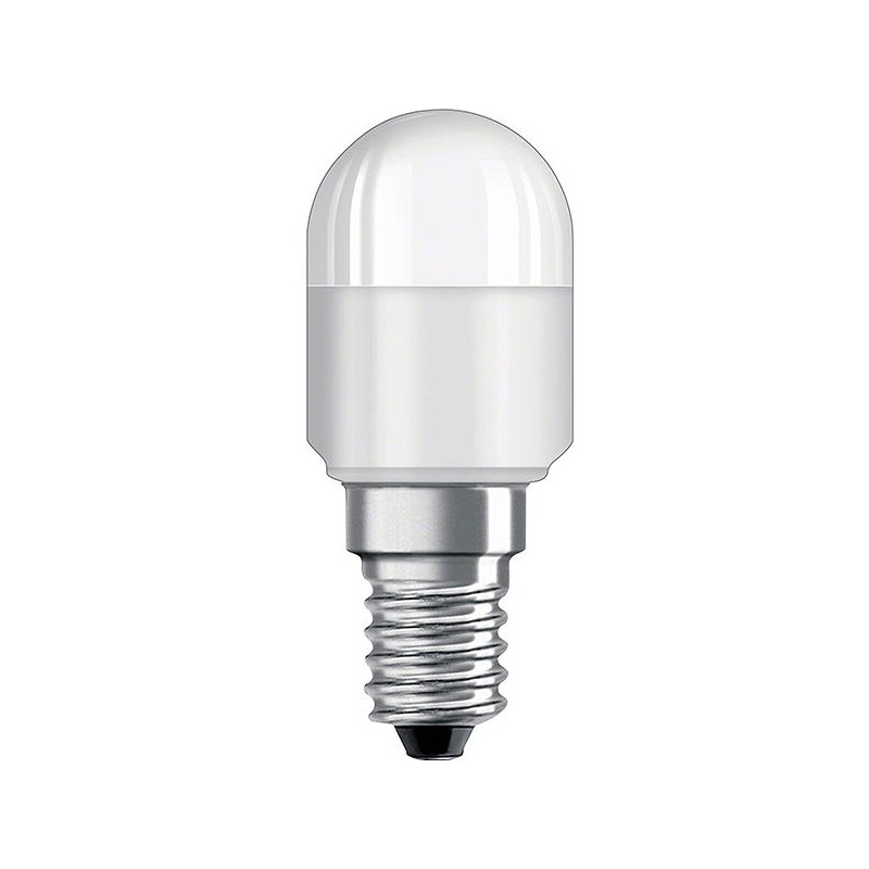 Bombilla e14 led 2.3W luz cálida 2700K nevera 200lm 220V t26 Osram 996