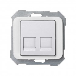 Adaptador 2x RJ45 cat 5e...