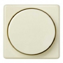 Tapa y boton dimmer marfil