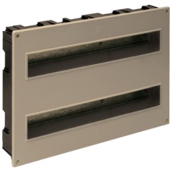 Caja empotrar 38 elem marfil