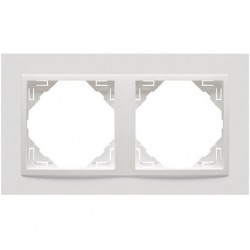 Marco 2 elementos blanco...