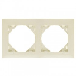 Marco 2 elementos marfil...