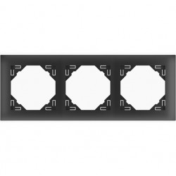 Marco 3 elementos gris