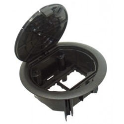 Caja de suelo - 4 modulos gris