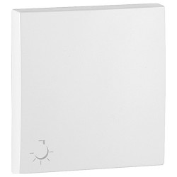 Tecla pulsador luz blanco