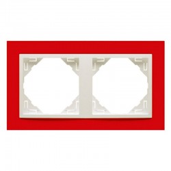 Marco doble rojo/hielo...