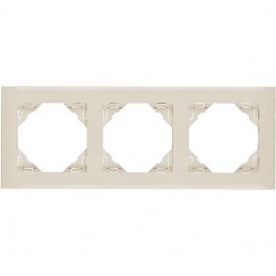 Marco 3 elementos marfil