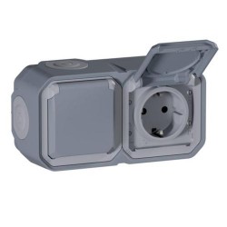 Base schuko doble 2+t tor...