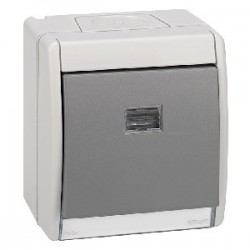 Conmutador gris 10ax 250v...