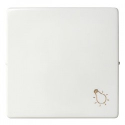 Tecla pulsador luz blanco -...