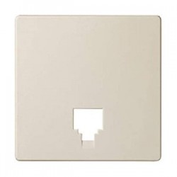 Tapa toma de telefono marfil