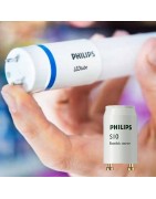 Comprar cebador y tubo fluorescente bajo consumo y led de Philips